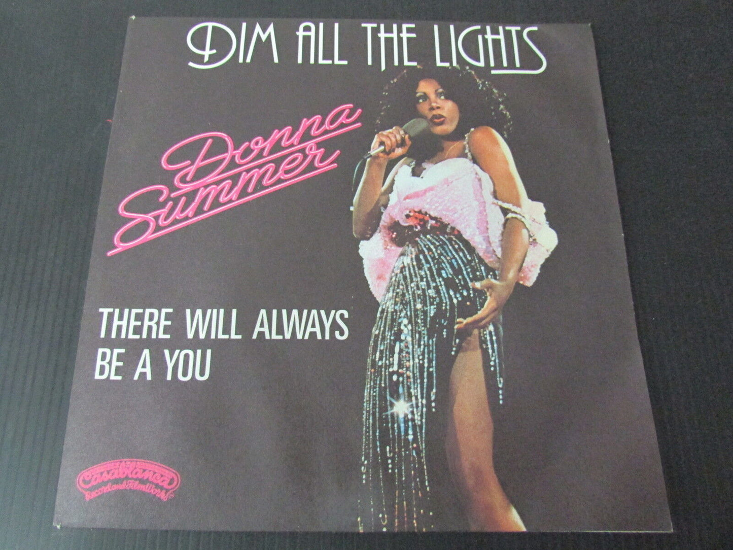 DONNA SUMMER SP 45T 7" DIM ALL THE LIGHTS 1979