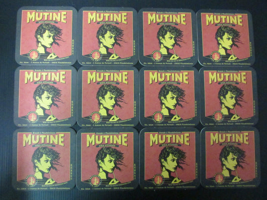 LOT 12 x SOUS BOCK   MUTINE   BIERE ARTISANALE FRANCE BRETAGNE FINISTERE