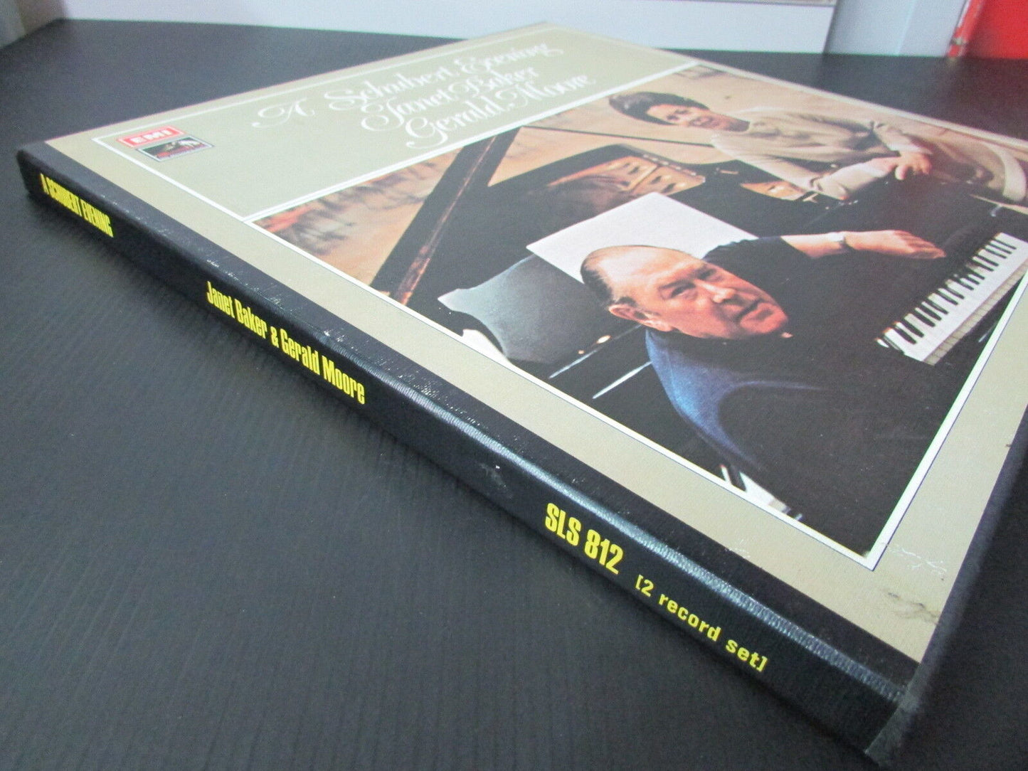 A SCHUBERT EVENING JANET BAKER & GERALD MOORE BOX 2 x LP 33T 12"