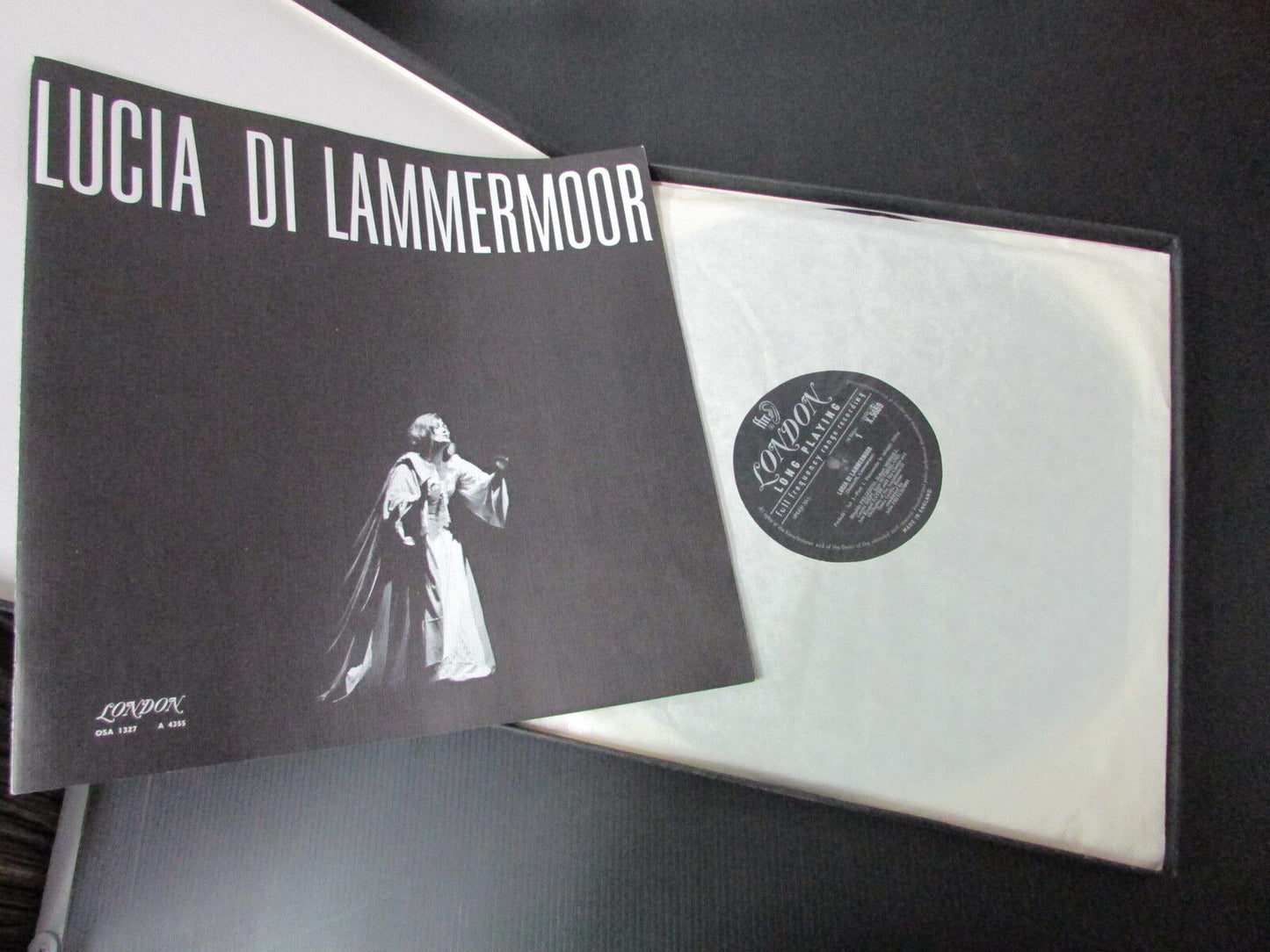 JOAN SUTHERLAND LUCIA DI LAMMERMOOR LONDON MONO A4355 BOX 3 x LP 33T 12"