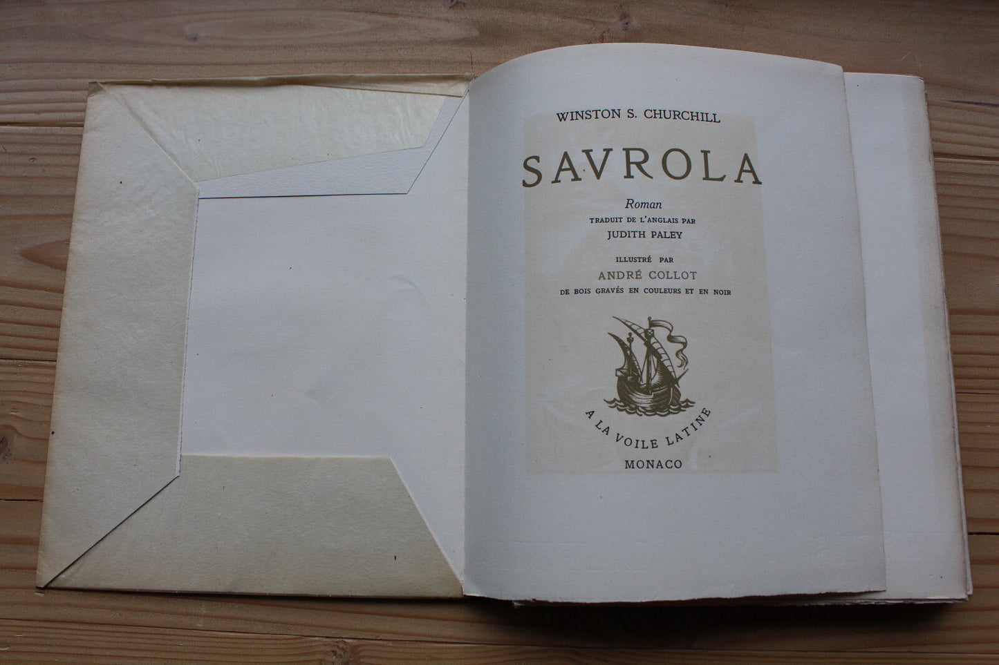 WINSTON S. CHURCHILL SAVROLA A LA VOILE LATINE 1950 N°561/950