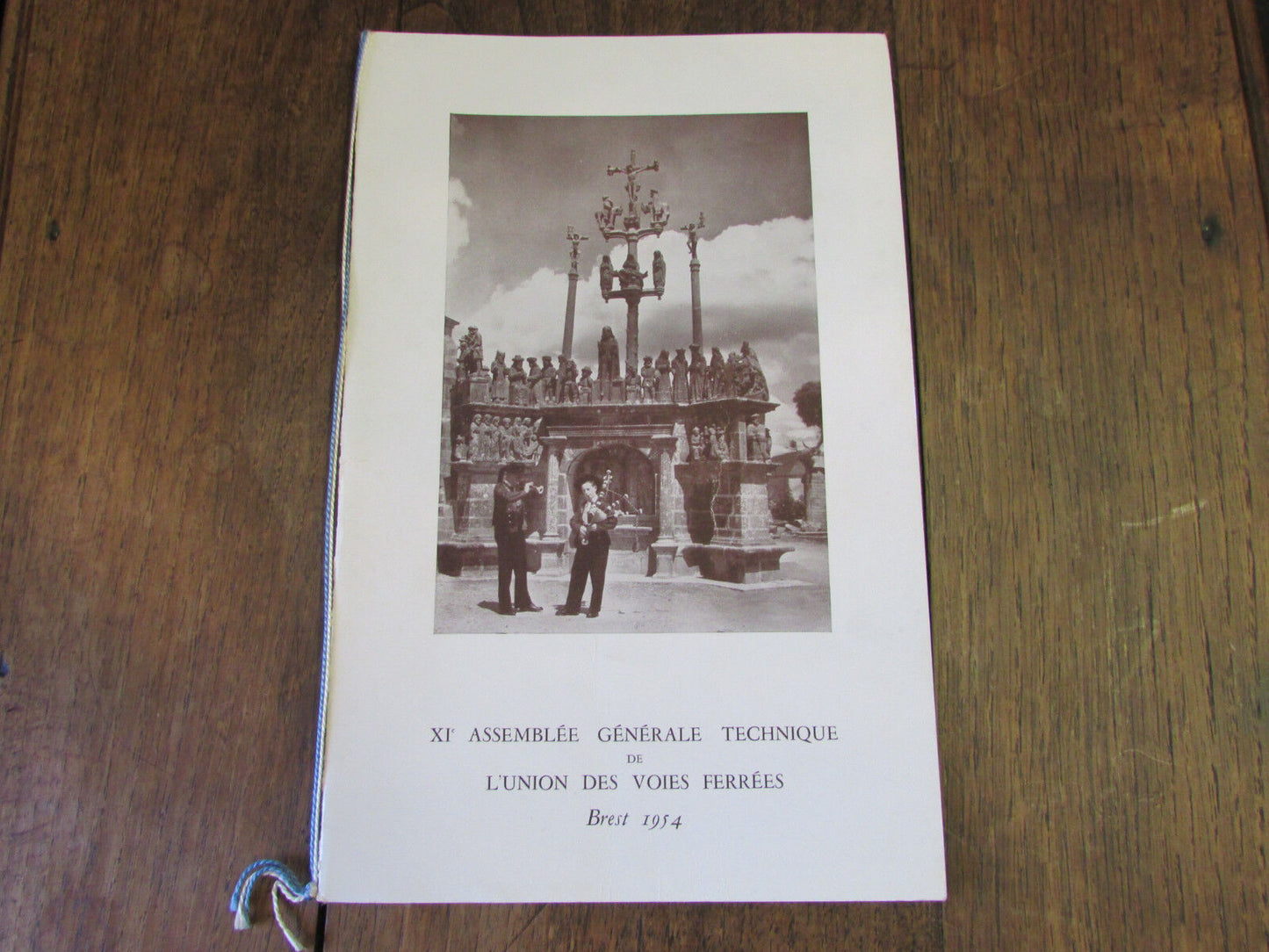 Ancien Programme Spectacle Folklorique Breton 1954 KASTELLIN / KEVRENN BREST