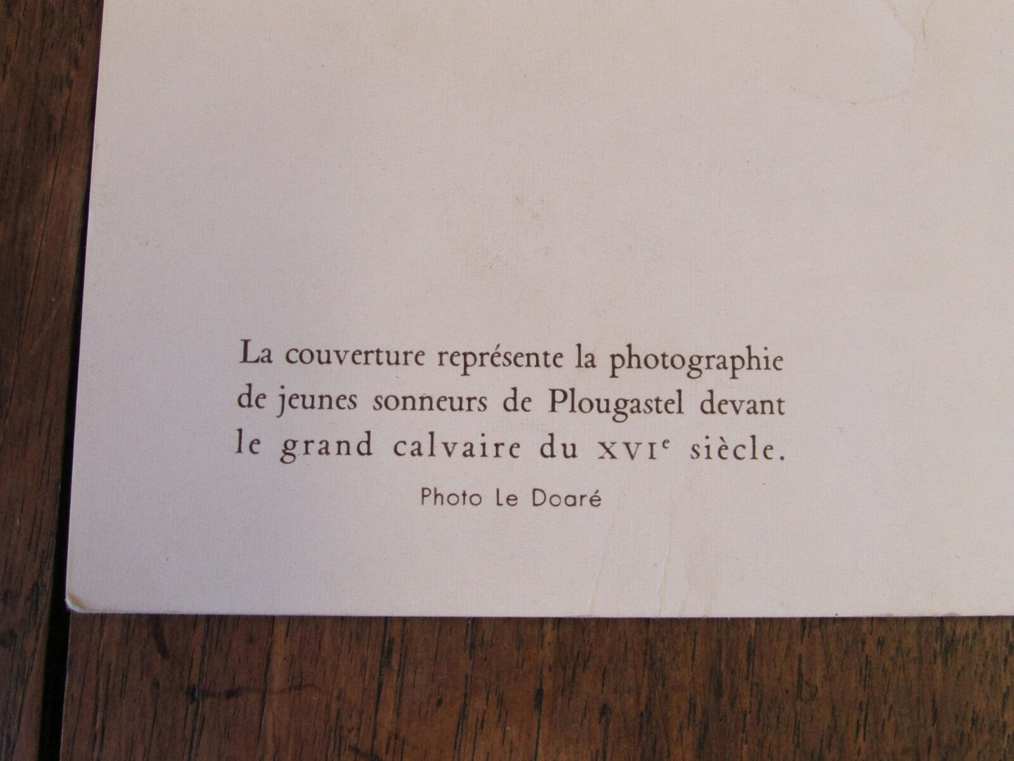 Ancien Programme Spectacle Folklorique Breton 1954 KASTELLIN / KEVRENN BREST