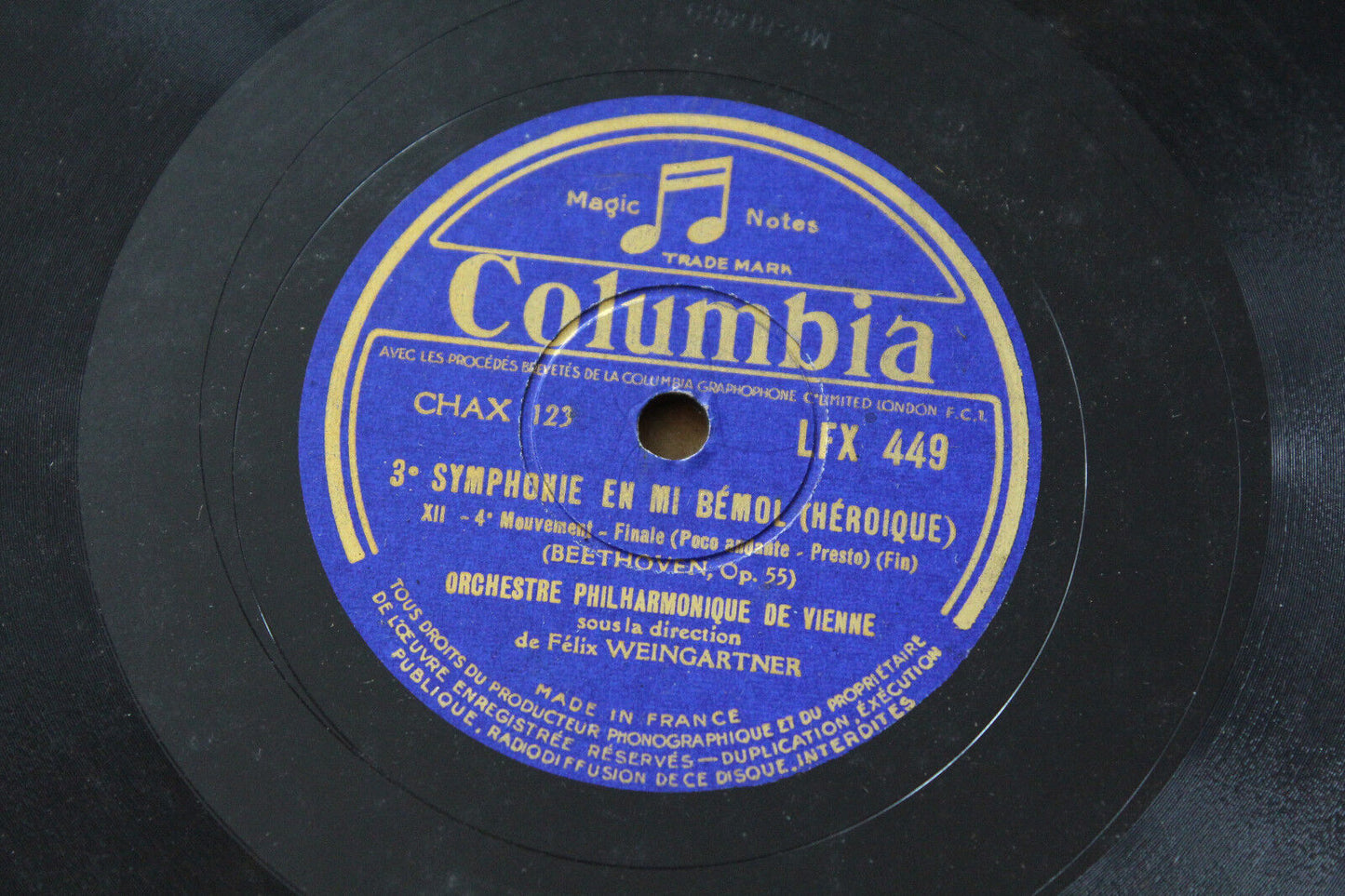 FELIX WEINGARTNER LOT 12 x 78T CLASSICAL BEETHOVEN STRAUSS