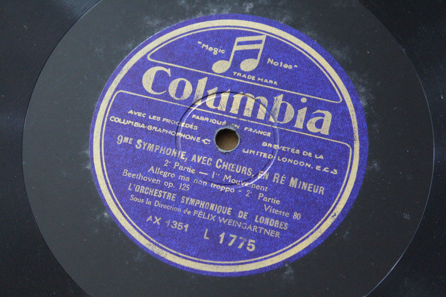 FELIX WEINGARTNER LOT 12 x 78T CLASSICAL BEETHOVEN STRAUSS