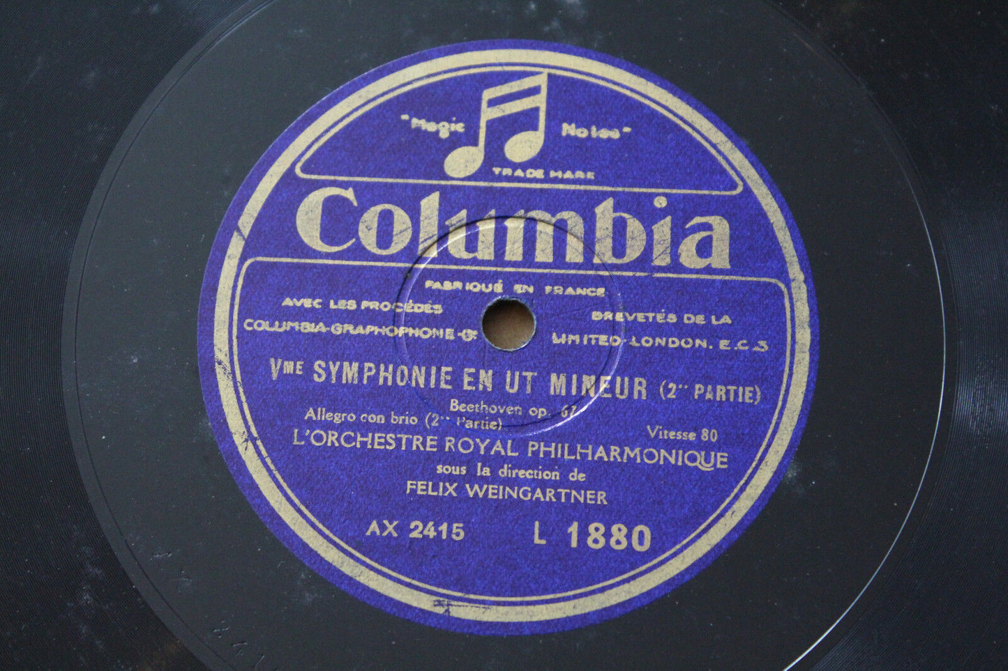 FELIX WEINGARTNER LOT 12 x 78T CLASSICAL BEETHOVEN STRAUSS