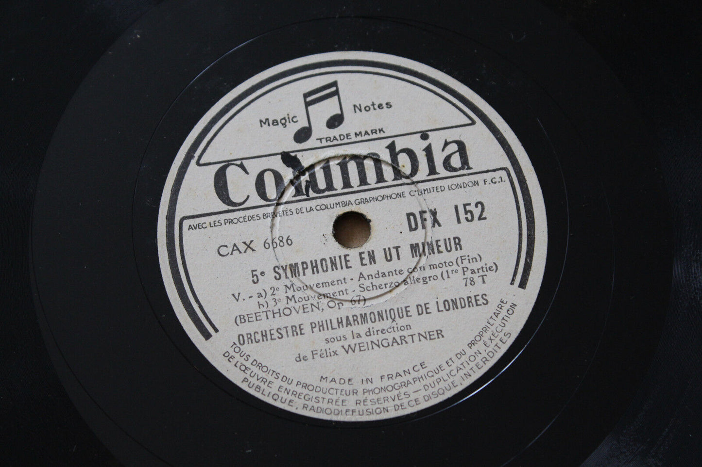 FELIX WEINGARTNER LOT 12 x 78T CLASSICAL BEETHOVEN STRAUSS