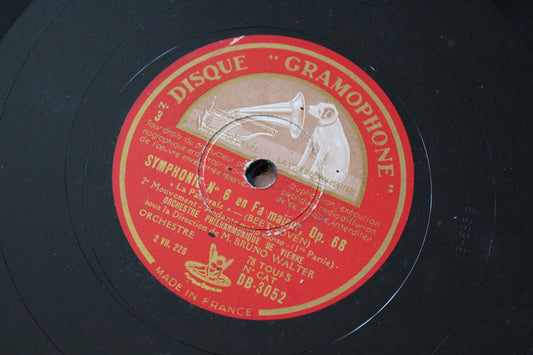 BRUNO WALTER   LOT 5 x 78T   CLASSICAL   BEETHOVEN