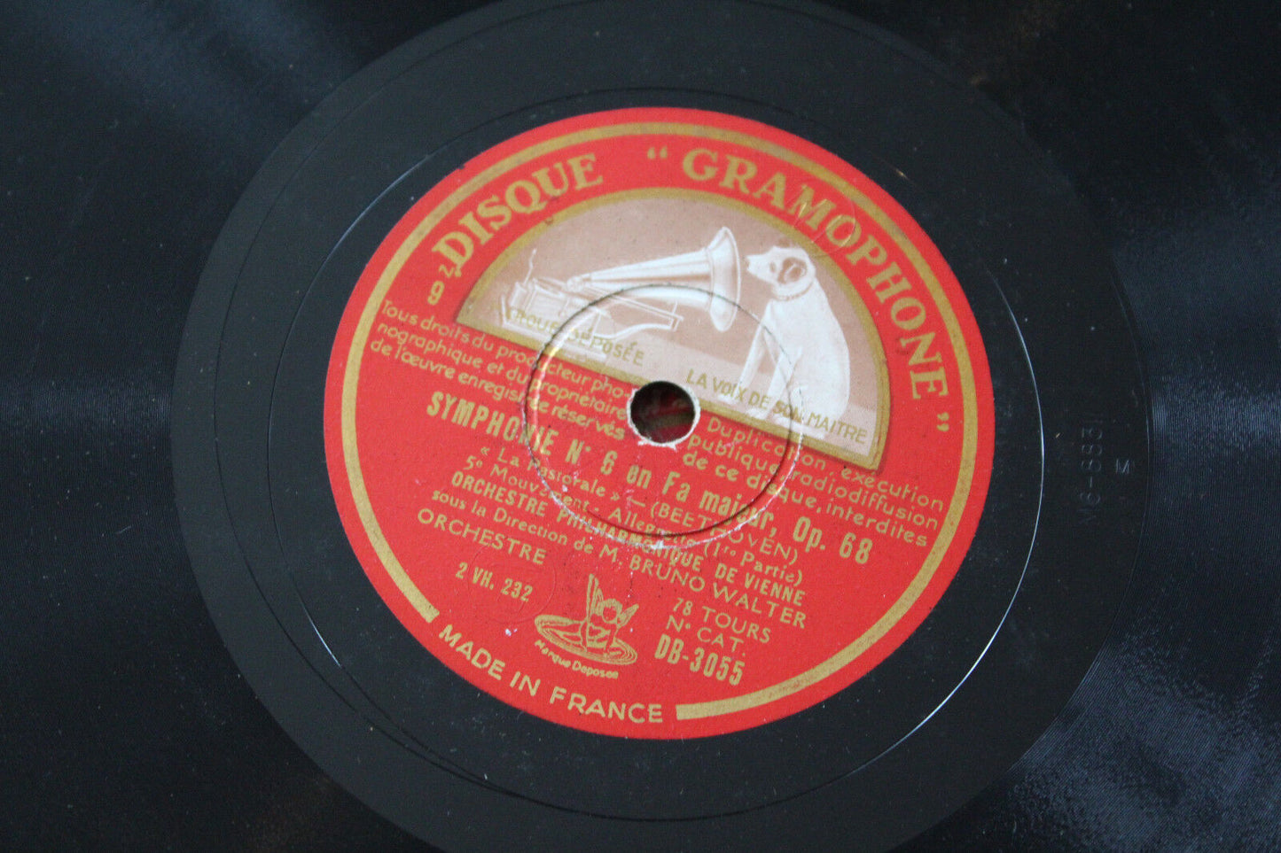 BRUNO WALTER LOT 5 x 78T CLASSICAL BEETHOVEN