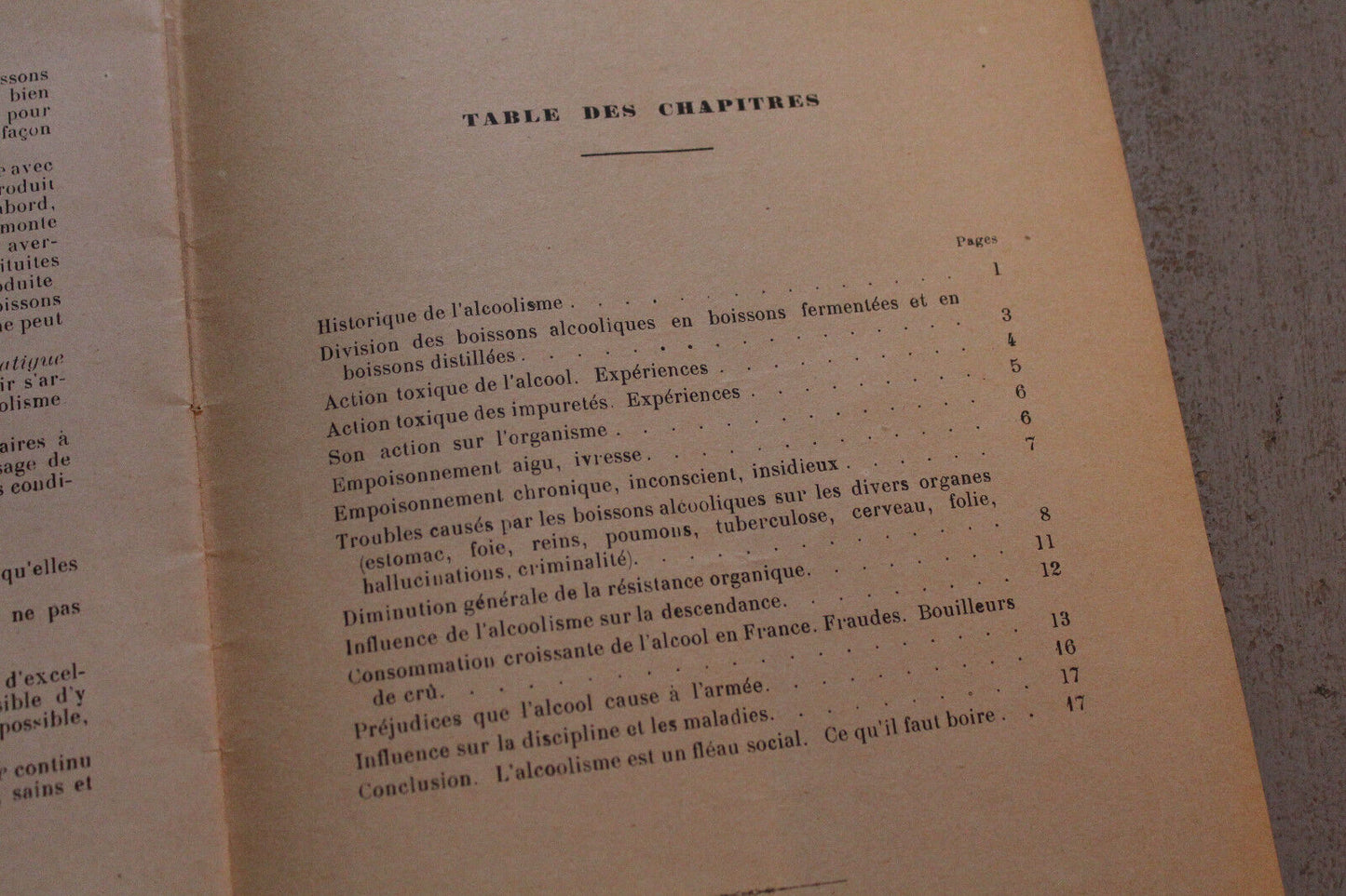 ALCOOLISME et DANGERS DE L'ALCOOL Conférence 2 mars 1901 Médecin-Major BOULIAN