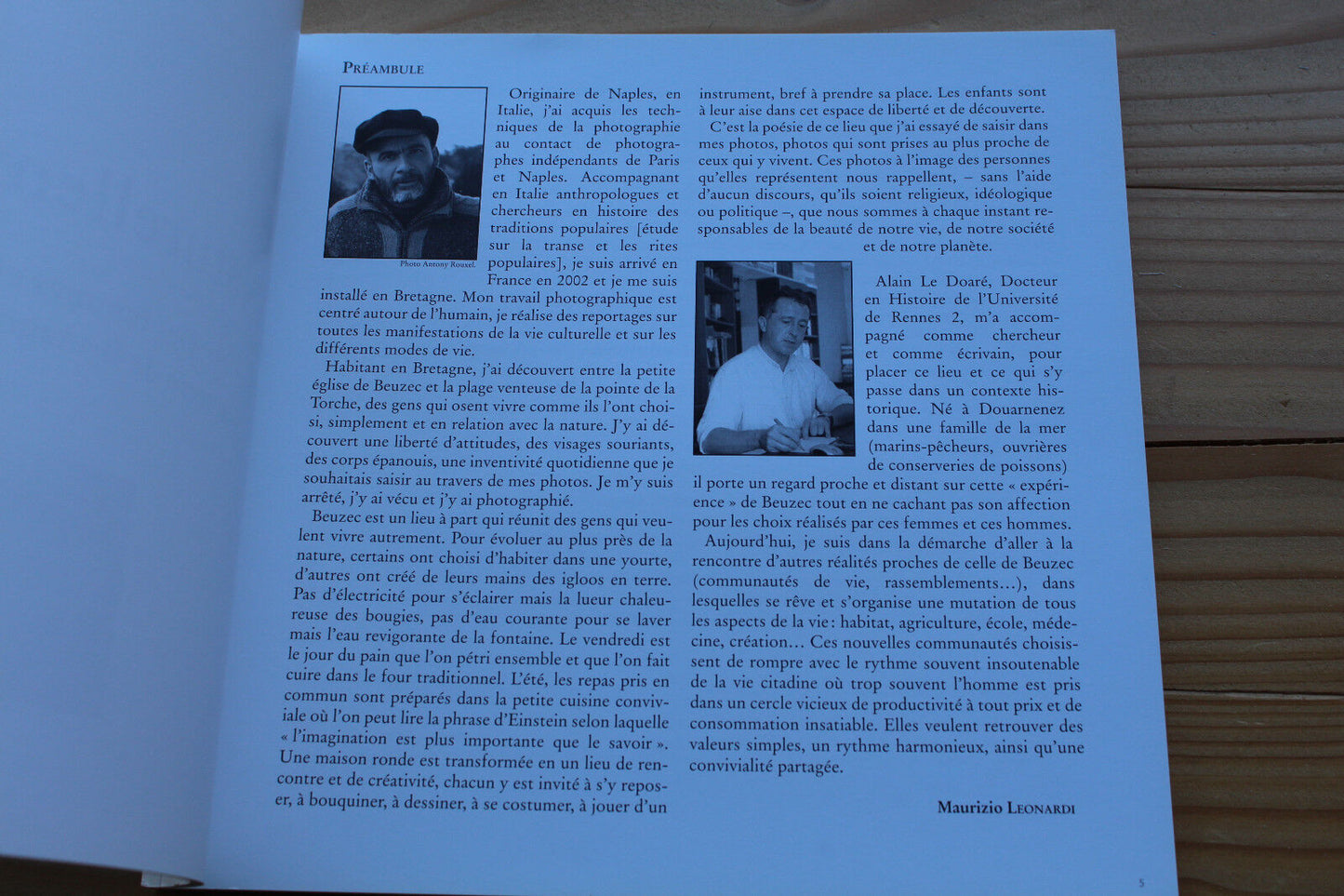 Naturellement, vivre   Maurizio Leonardi & Alain Le Doaré   Photographie