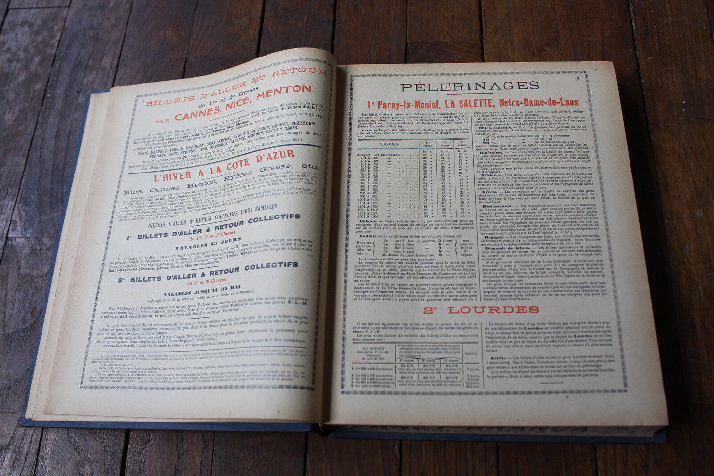 GUIDE ALBUM des Chemins de Fer PLM XXme Année 1908