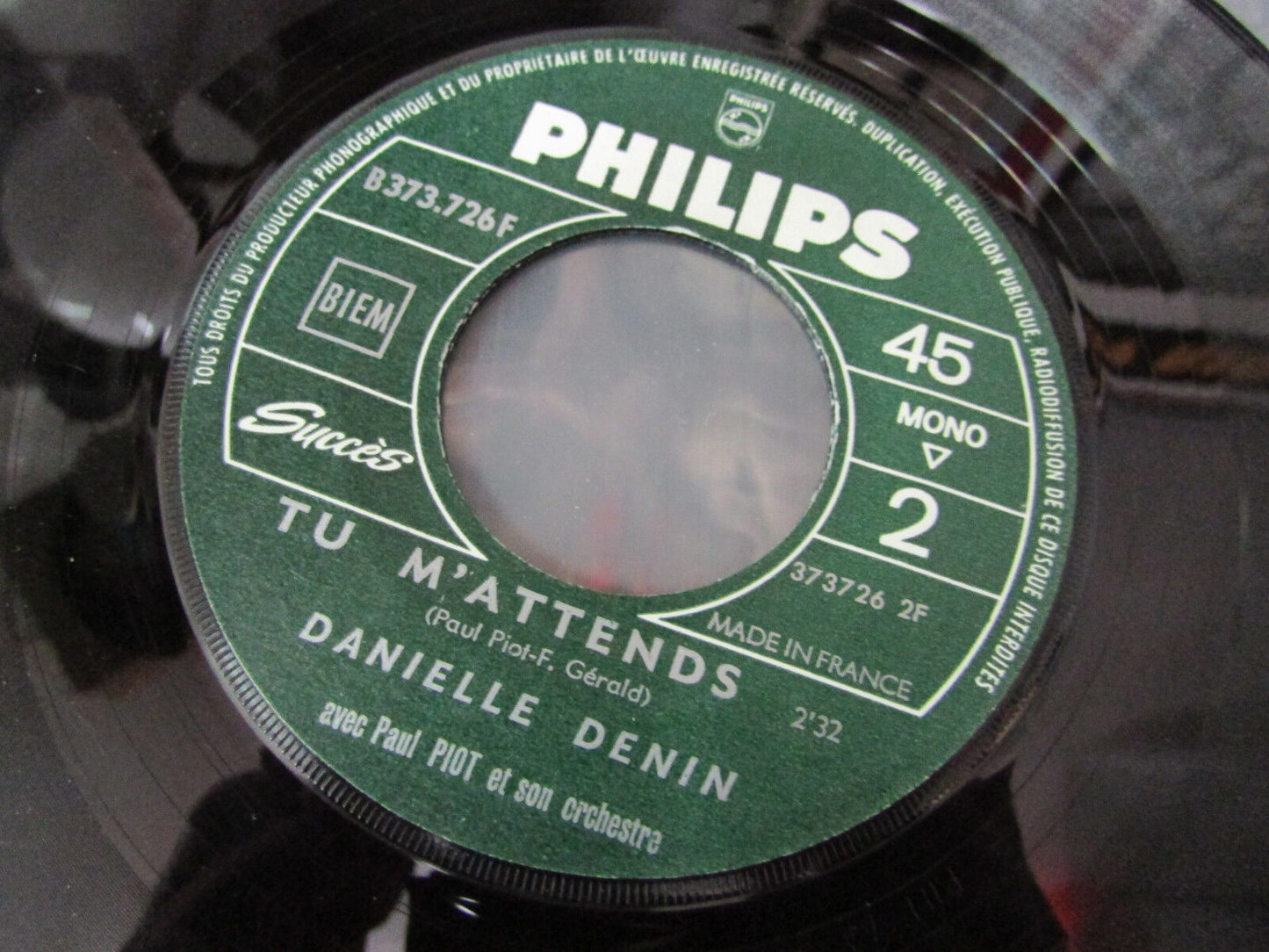 DANIELLE DENIN SP 45T 7" MICHEL "MICHELLE" (BEATLES) PHILIPS SUCCES 373726