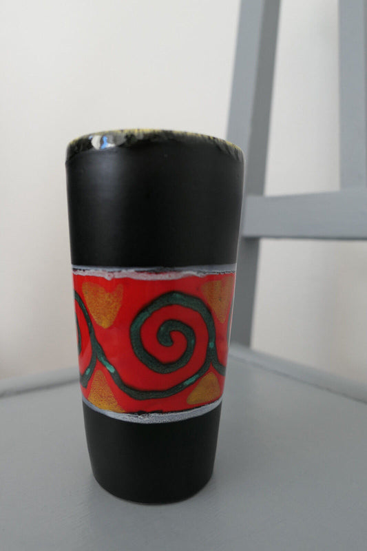 ANCIEN GOBELET CERAMIQUE FAIENCE VINTAGE SIGNATURE & EPOQUE A DETERMINER