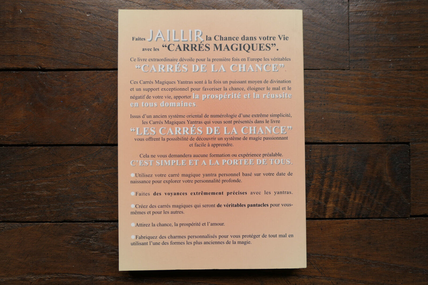 LES CARRES DE LA CHANCE RICHARD WEBSTER LABUSSIERE 2000 DIVINATION NUMEROLOGIE