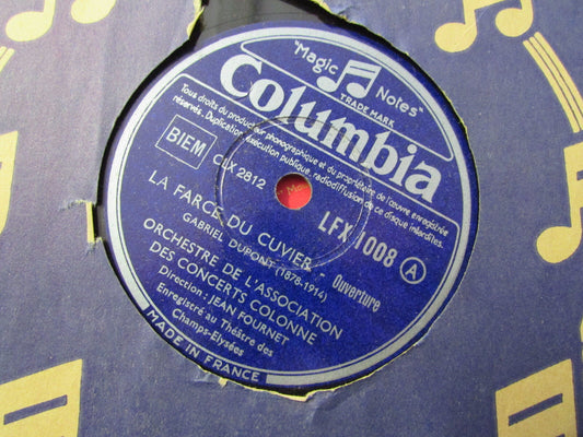 LOT 6 x 78T MUSIQUE CLASSIQUE CLASSICAL 78 RPM