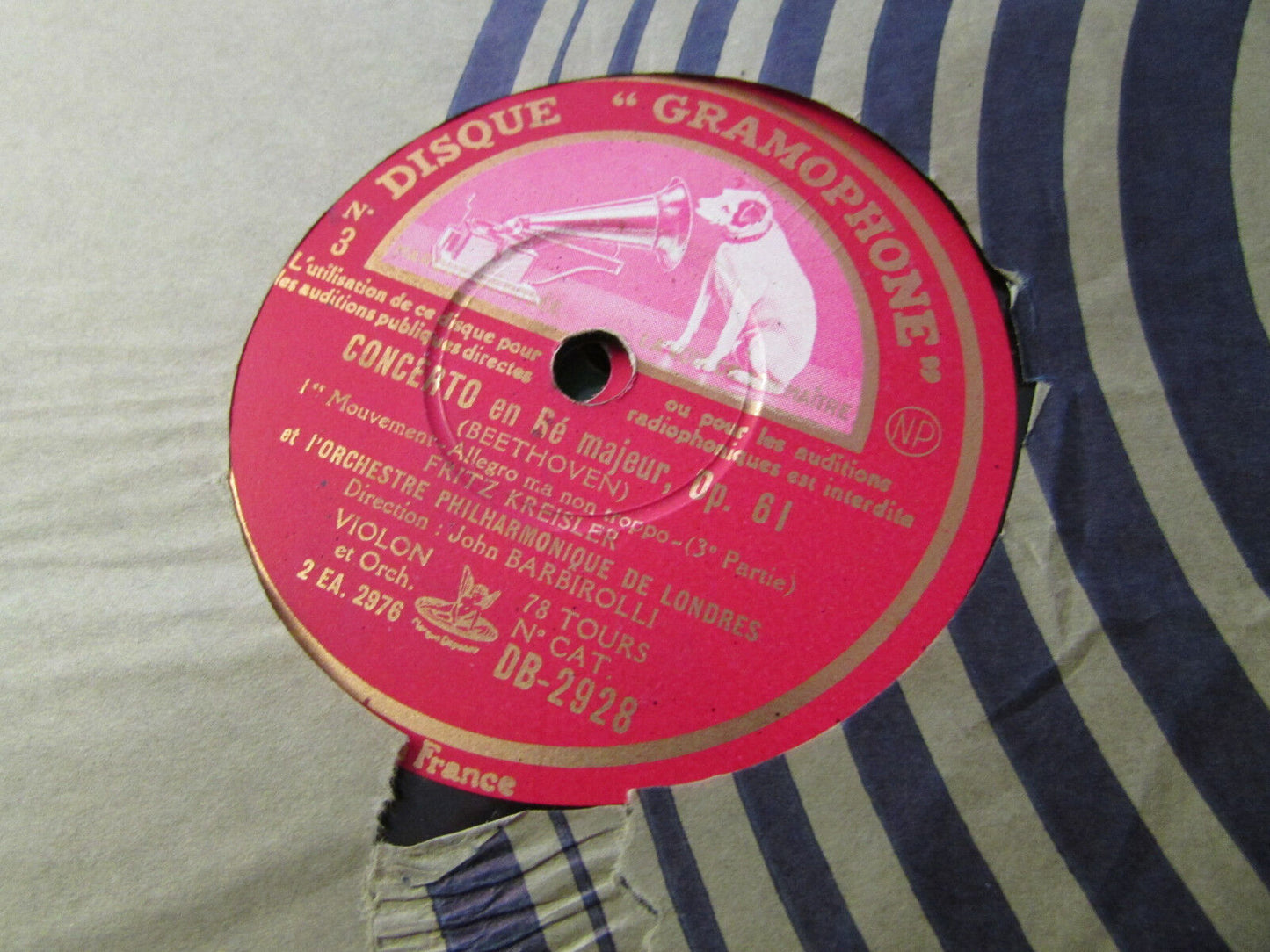 LOT 6 x 78T MUSIQUE CLASSIQUE CLASSICAL 78 RPM