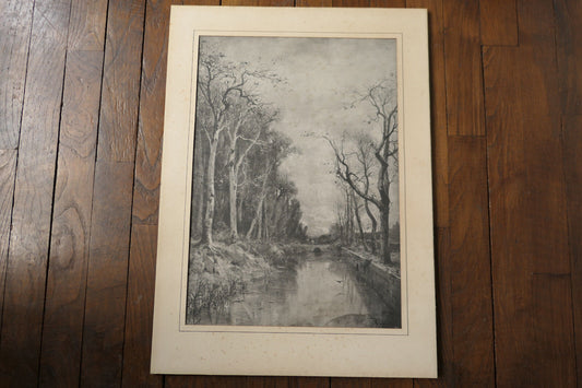 ANCIENNE GRAVURE ADOLPHE APPIAN (1818-1898)