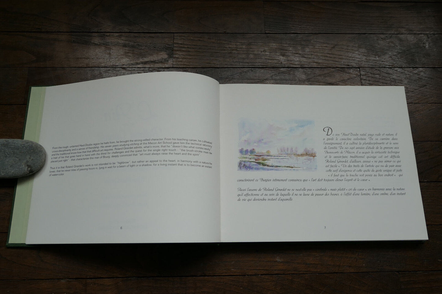 L'AIN VU PAR ROLAND GIRARDET 1996 EDITION FRANCAIS / ANGLAIS