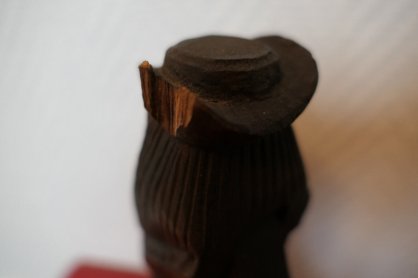 ANCIEN CASSE NOIX ANTHROPOMORPHE FORME HOMME BRETON ART POPULAIRE BRETAGNE XIXe