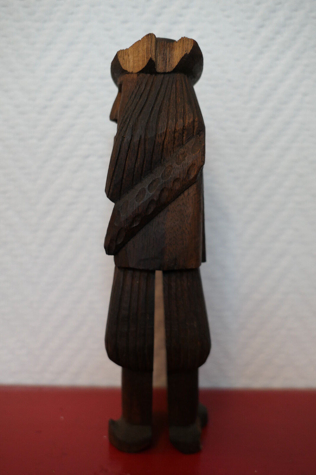 ANCIEN CASSE NOIX ANTHROPOMORPHE FORME HOMME BRETON ART POPULAIRE BRETAGNE XIXe