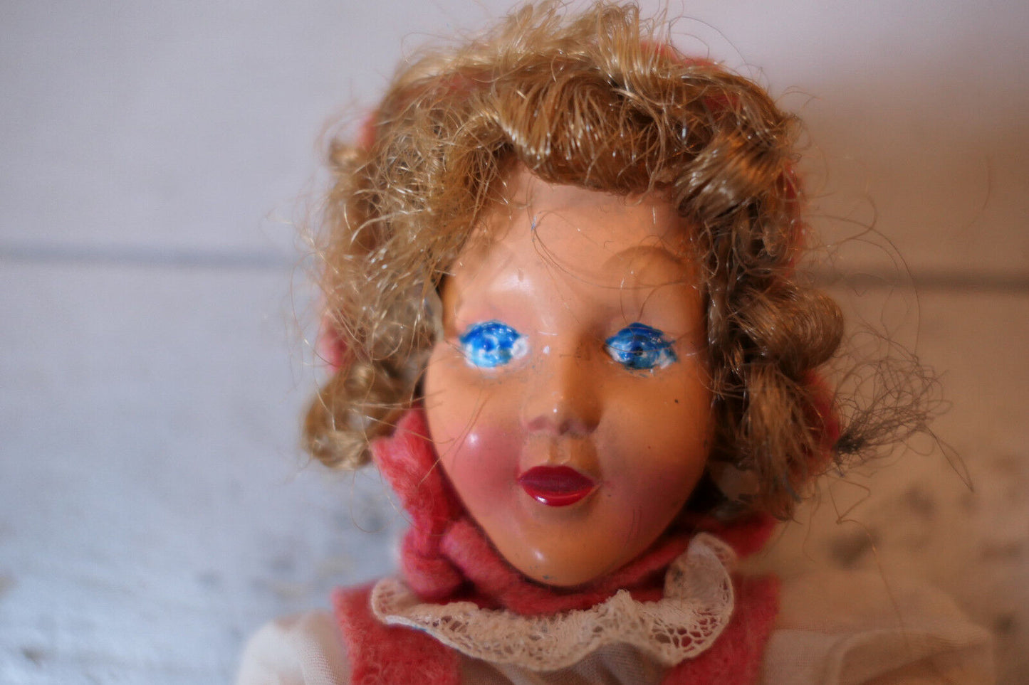 ANCIENNE PETITE POUPEE GEGE 23 CM CARTON BOIS JOUET COLLECTION