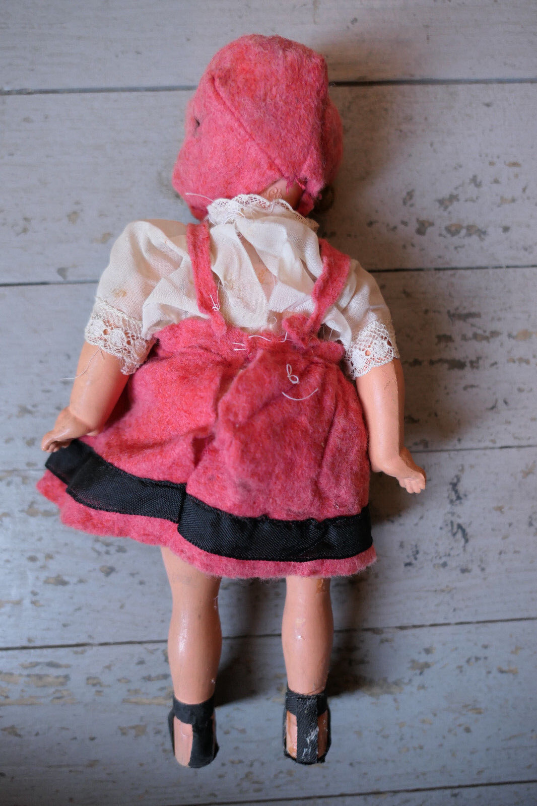 ANCIENNE PETITE POUPEE GEGE 23 CM CARTON BOIS JOUET COLLECTION