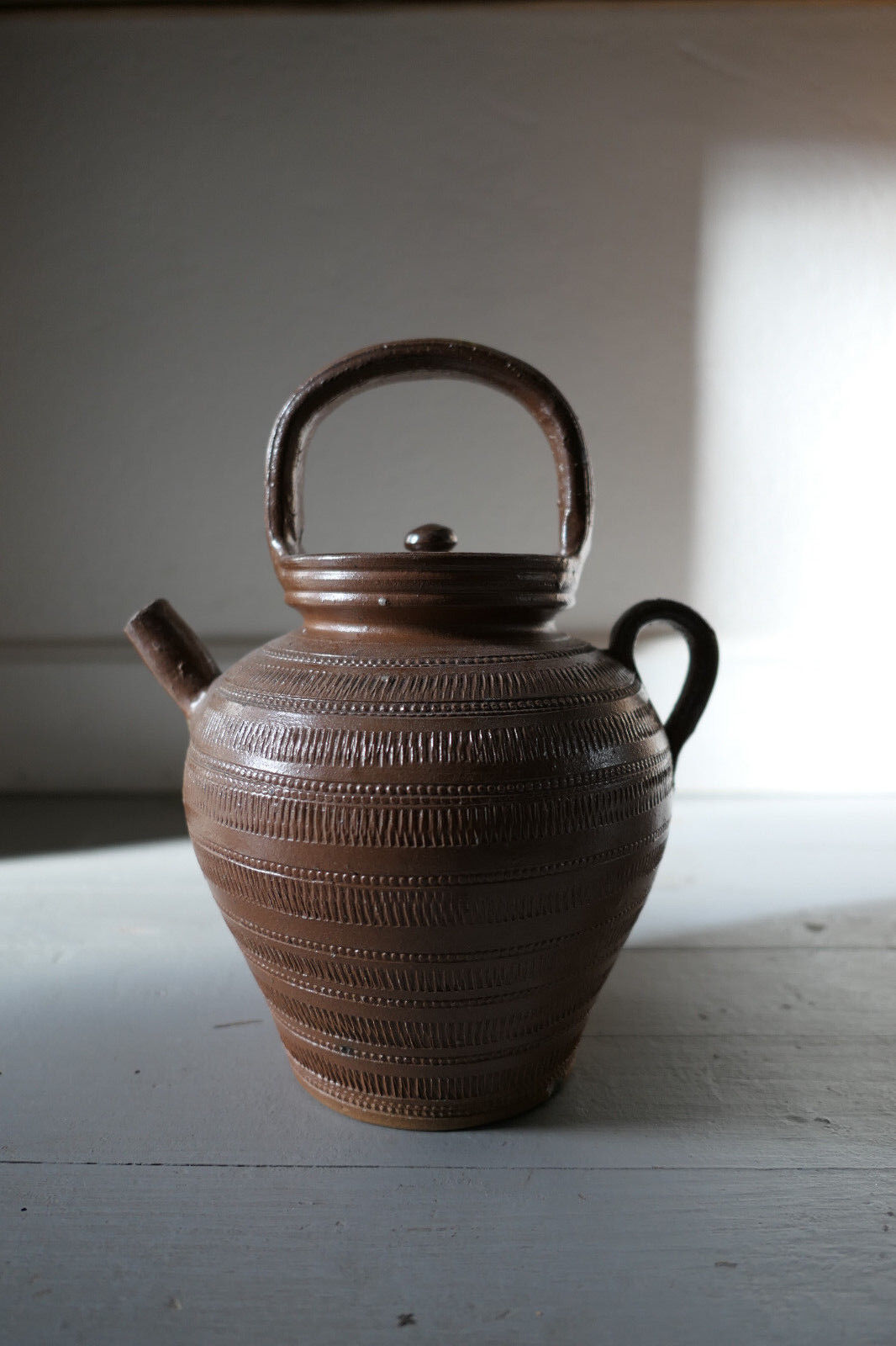 OLD JUG GARGOULETTE CRUCHON PITCHER TERRACOTTA STONEWARE