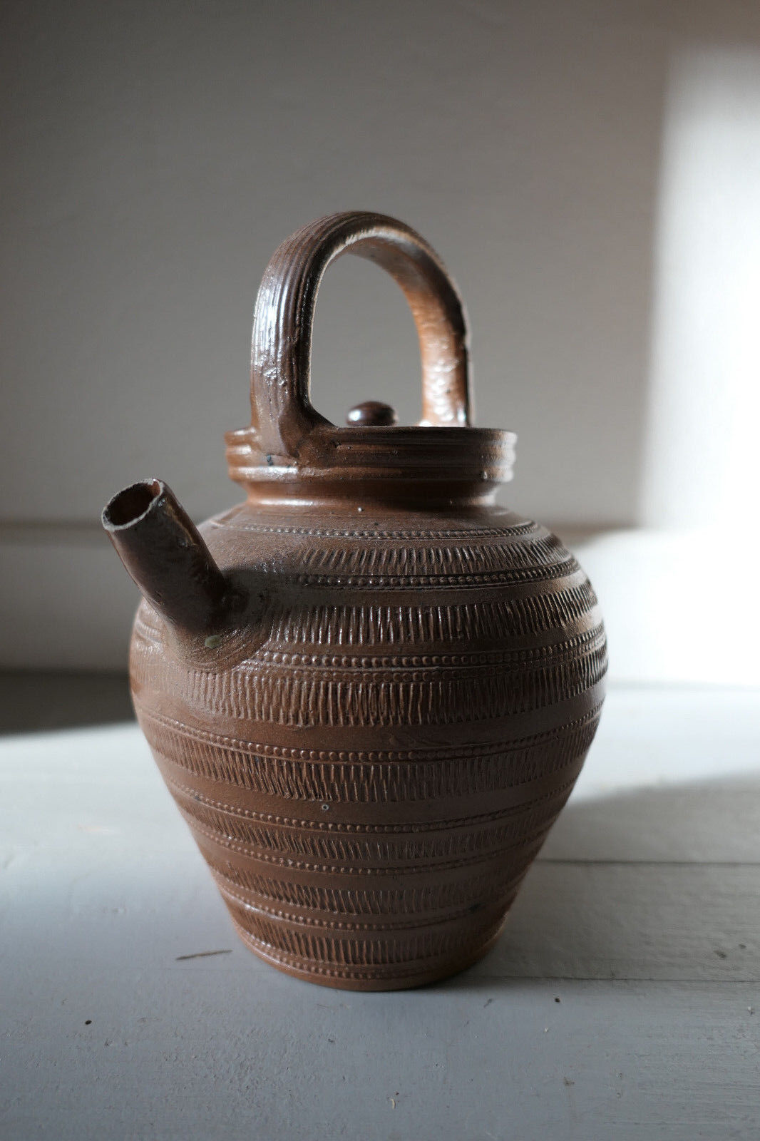 OLD JUG GARGOULETTE CRUCHON PITCHER TERRACOTTA STONEWARE