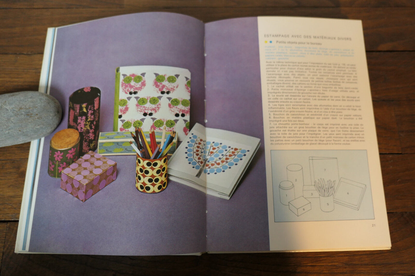 IMPRIMORAMA HACHETTE 1973 TRAVAUX MANUELS ESTAMPAGE POCHOIRS GRAVURE IMPRESSION