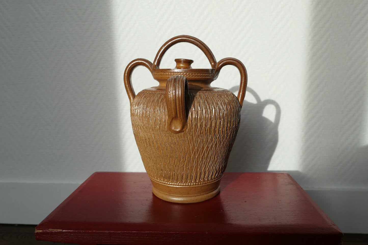 ANCIENNE CRUCHE GARGOULETTE CRUCHON PICHET TERRE CUITE