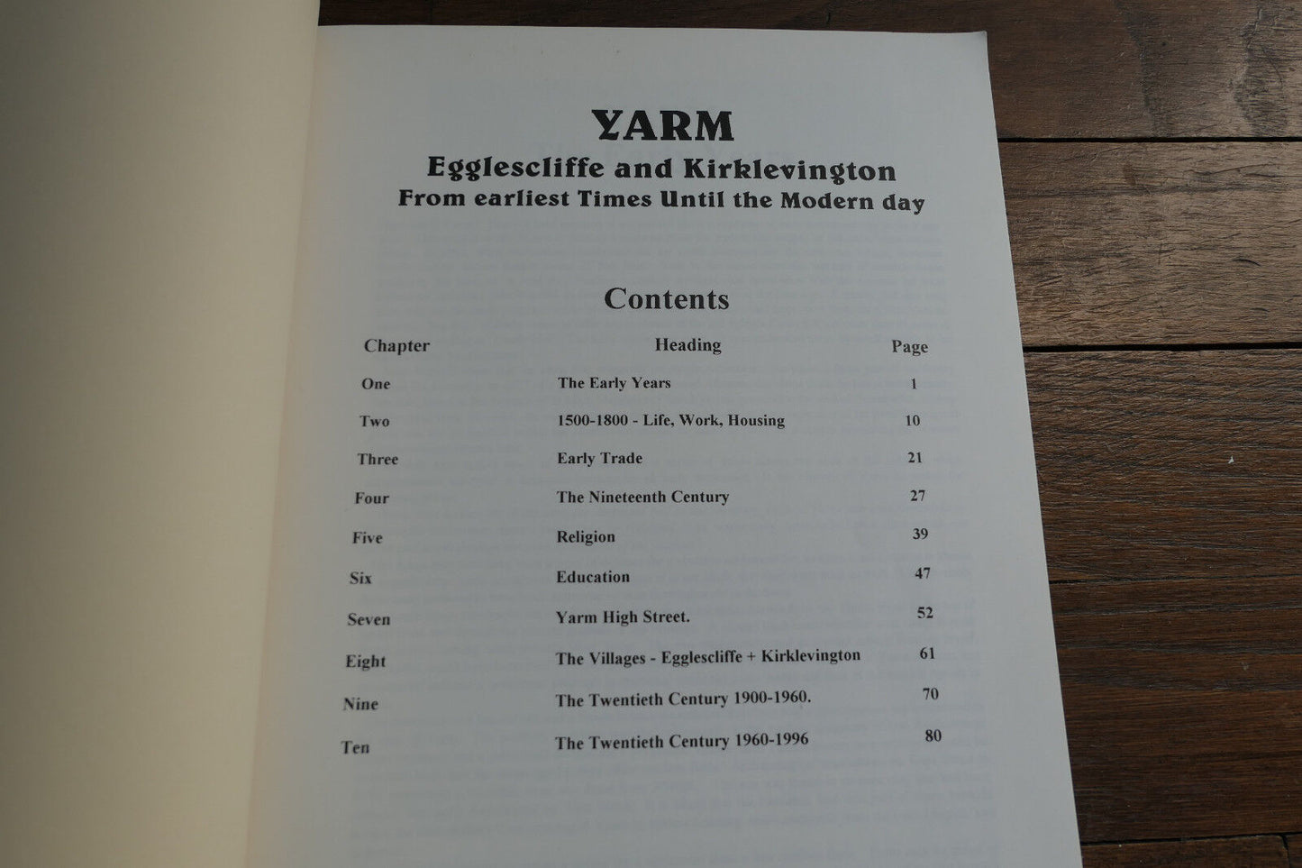 YARM EGGLESCLIFFE AND KIRKLEVINGTON FRANCIS GERARD OWENS