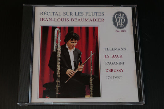 CD JEAN-LOUIS BEAUMADIER / RECITAL SUR LES FLUTES / CALLIOPE 1993