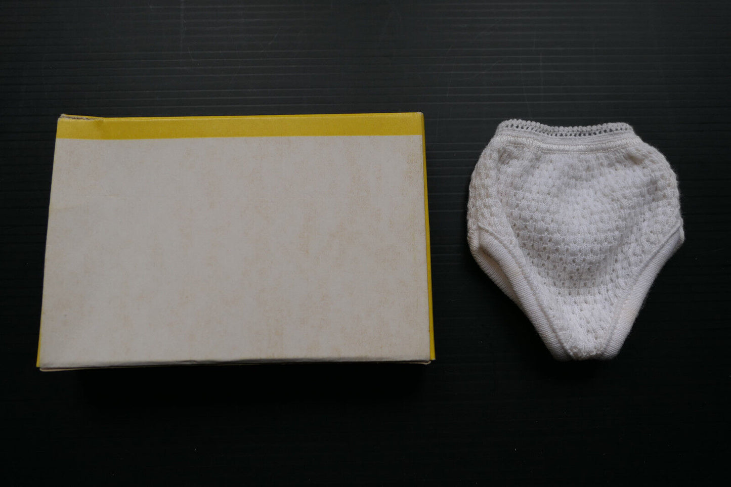MOUTCHACHOU CULOTTE BABY VETEMENT POUPON POUPEE COUCHE CULOTTE TISSU BOITE LOT 3