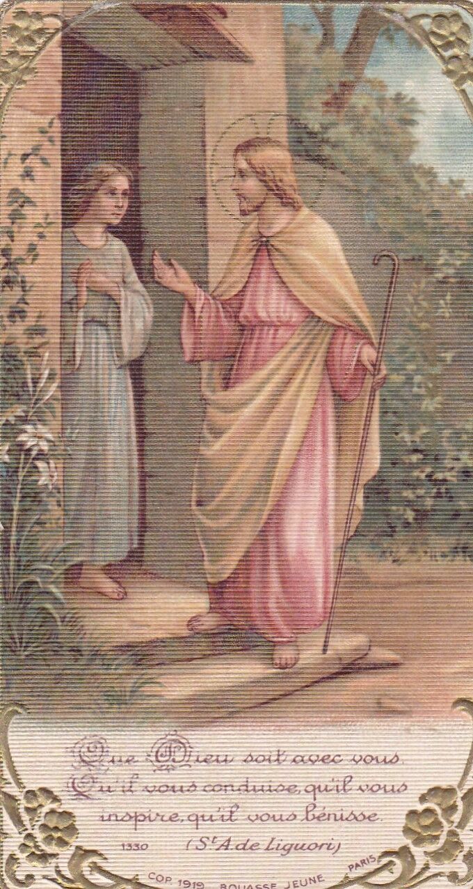 LOT 12 IMAGE PIEUSE RELIGIEUSE RELIGIOUS BOUASSE JEUNE