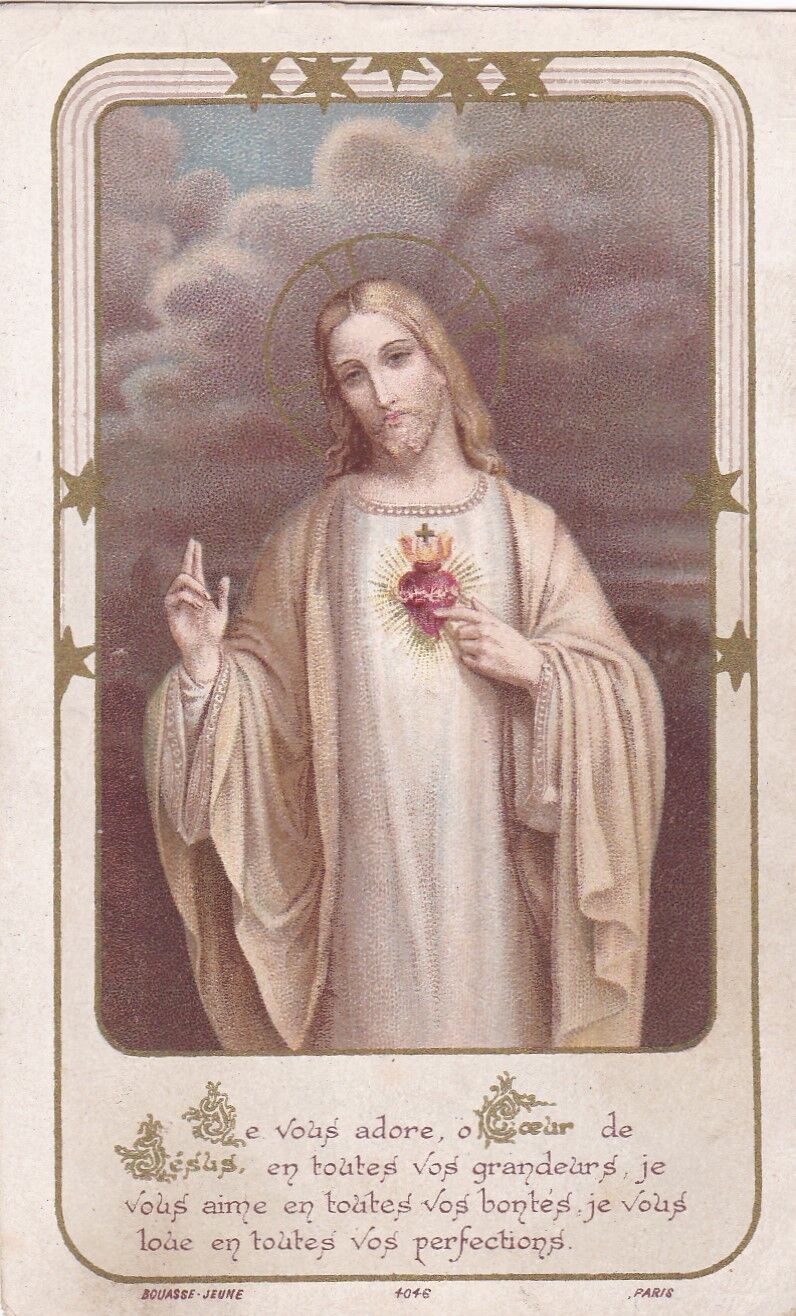 LOT 12 IMAGE PIEUSE RELIGIEUSE RELIGIOUS BOUASSE JEUNE