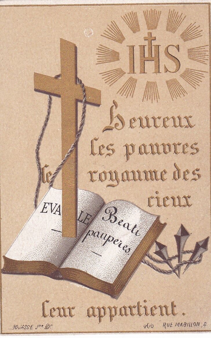LOT 12 IMAGE PIEUSE RELIGIEUSE RELIGIOUS BOUASSE JEUNE