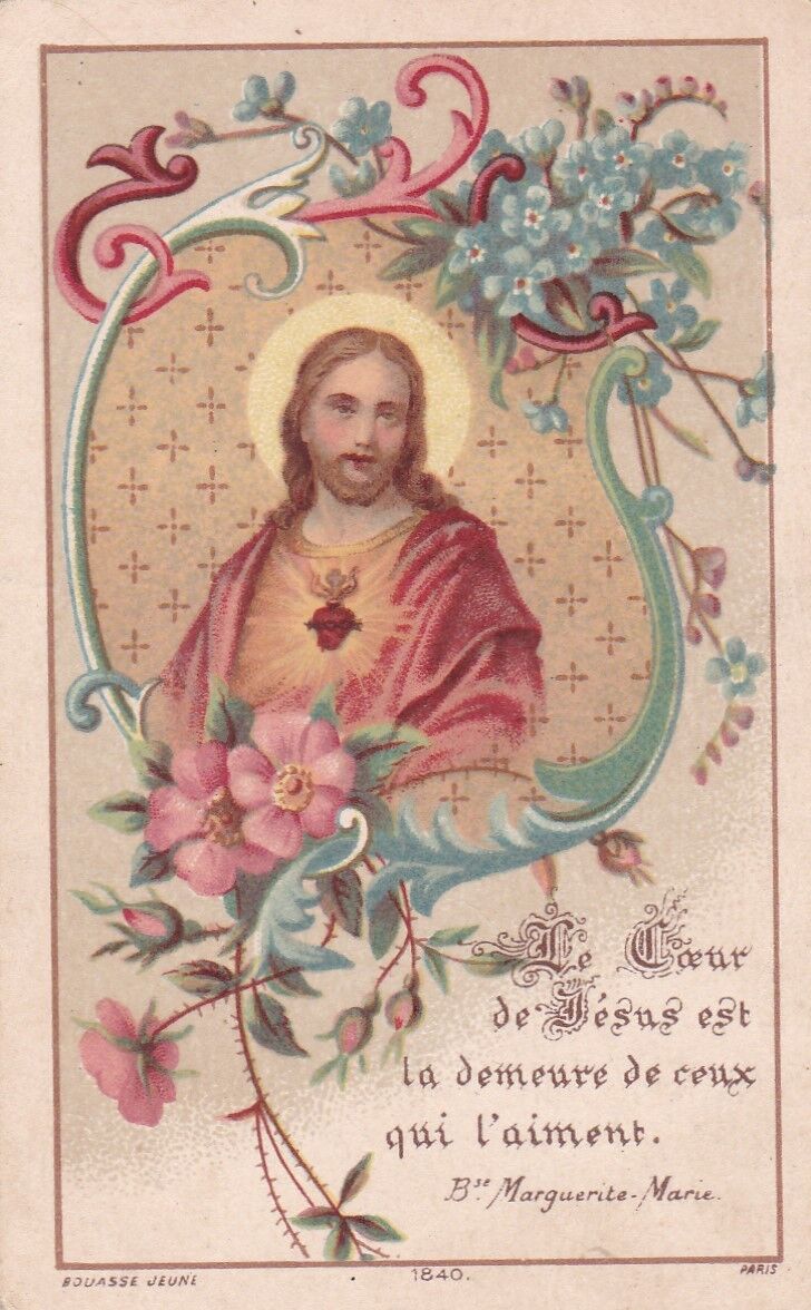 LOT 12 IMAGE PIEUSE RELIGIEUSE RELIGIOUS BOUASSE JEUNE