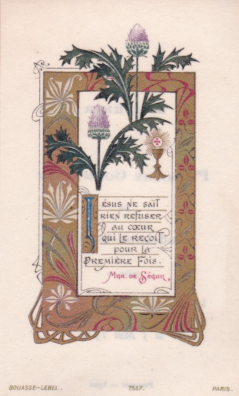 IMAGE PIEUSE RELIGIEUSE RELIGIOUS BOUASSE LEBEL LOT x 12