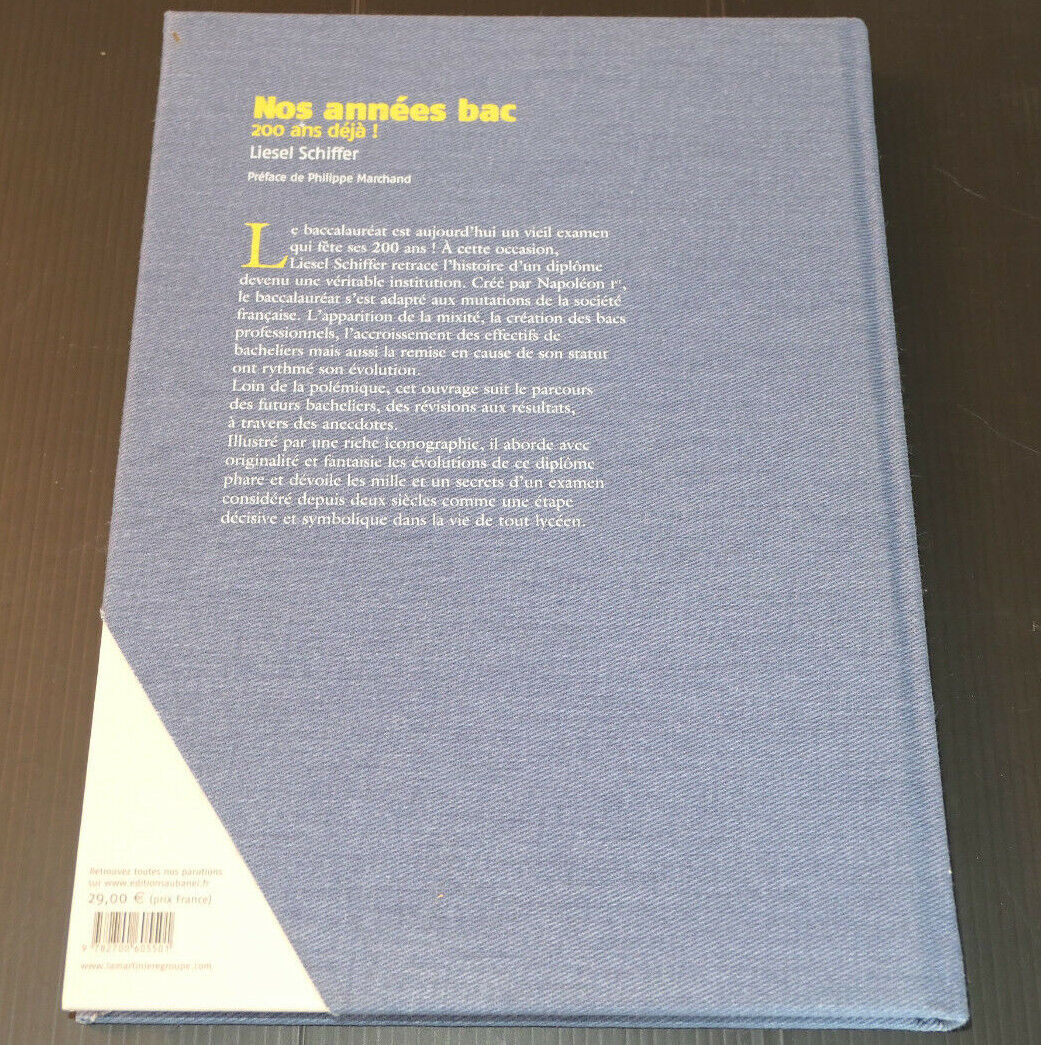 NOS ANNEES BAC - LIESEL SCHIFFER - AUBANEL 2008