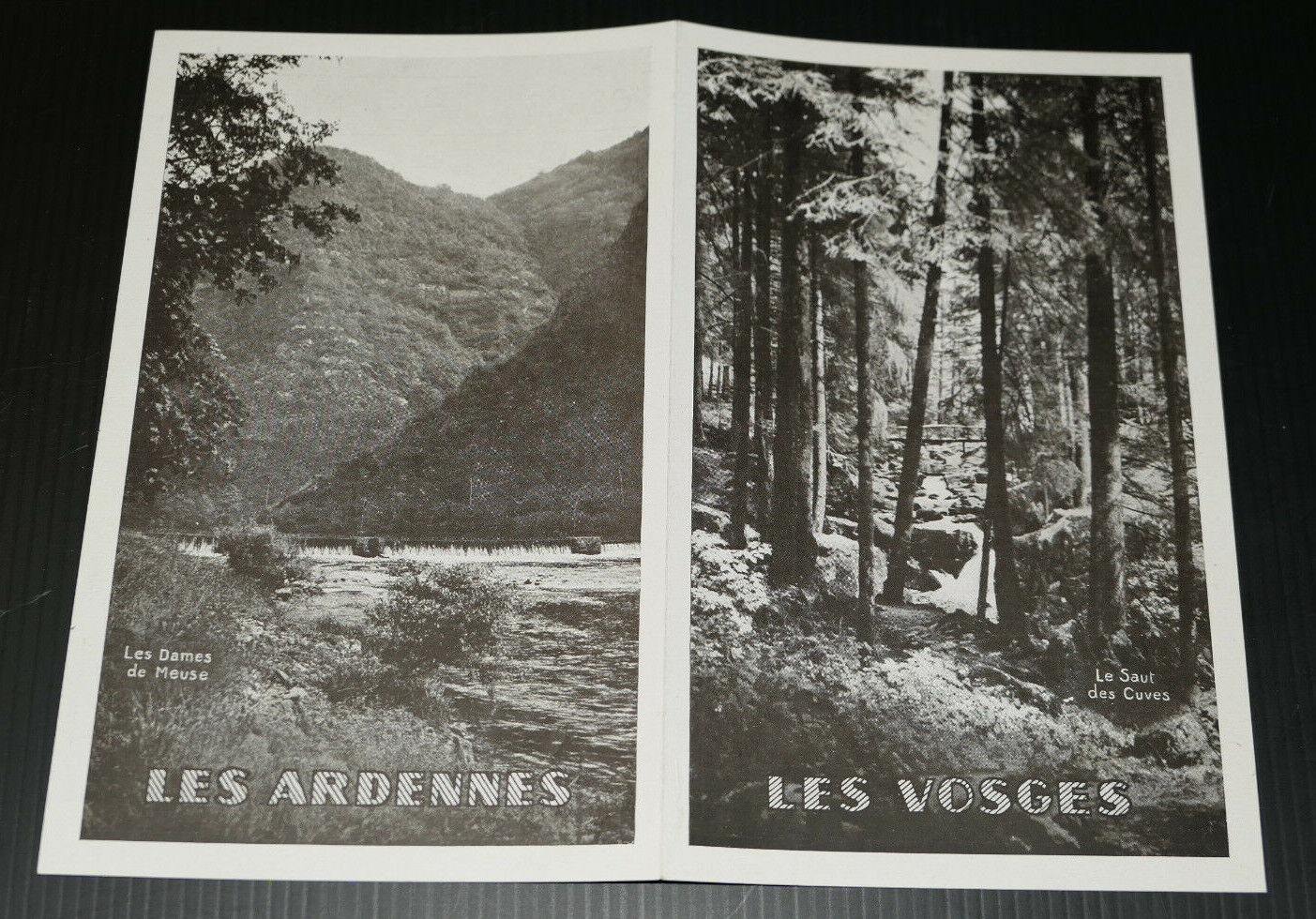 ANCIEN DEPLIANT TOURISTIQUE LES VOSGES LES ARDENNES CIRCA 1930