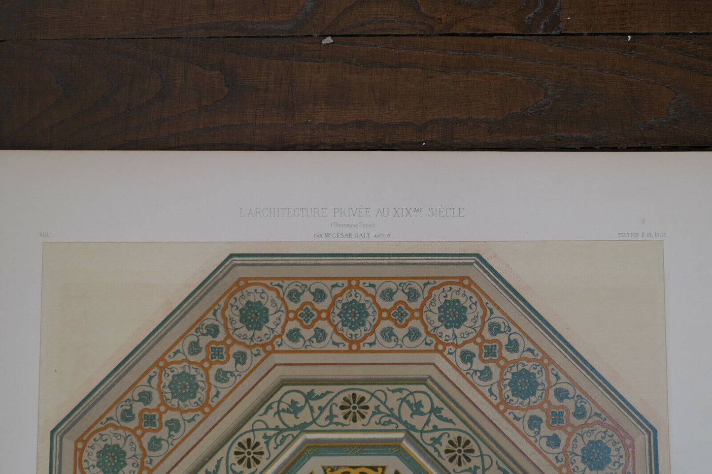 PRIVATE ARCHITECTURE IN THE 19TH CENTURY - CESAR DALY - SET OF 3 LITHOGRAPHS
