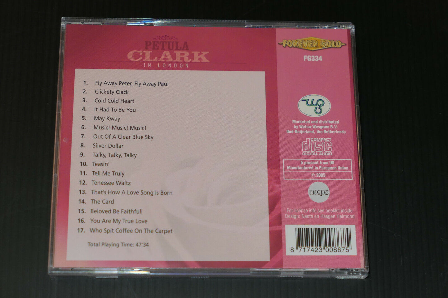 CD PETULA CLARK IN LONDON / 2005