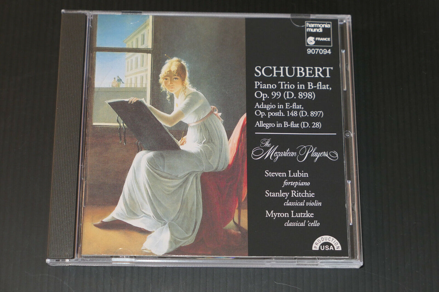 CD FRANZ SCHUBERT / THE MOZARTEAN PLAYERS / HARMONIA MUNDI / 1993