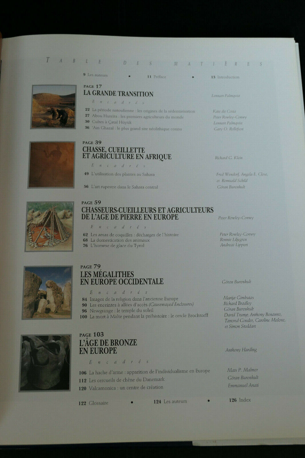 L'AGE DE PIERRE EN EUROPE EN AFRIQUE ET AU MOYEN ORIENT / GORAN BURENHULT / 1994