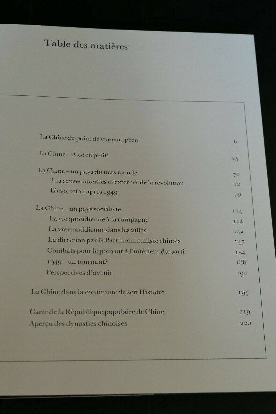 LA CHINE / PETER SCHICHT / LA BIBLIOTHEQUE DES ARTS 1986 / VOYAGE