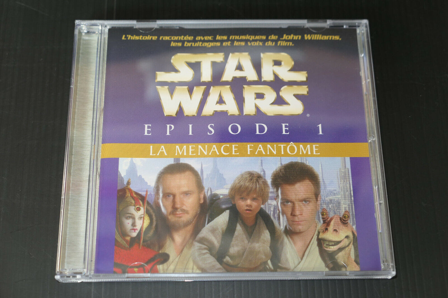 CD STAR WARS EPISODE 1 LA MENACE FANTOME / L'HISTOIRE RACONTEE / 1999 FRANCE
