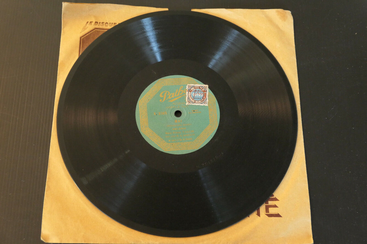 78T 78RPM 10" 25 CM PATHE 3365 NINON VALLIN / LANDSCAPE / MAY