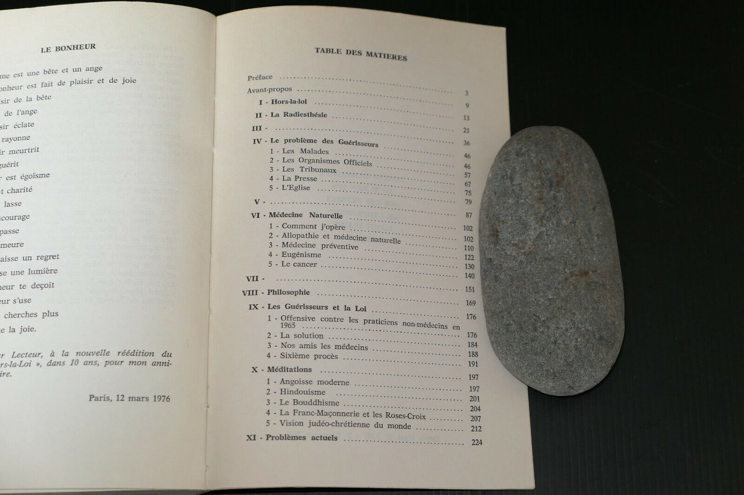 JURION / JOURNAL D'UN HORS-LA-LOI, UN PRETRE PARMI LES GUERISSEURS / 1976