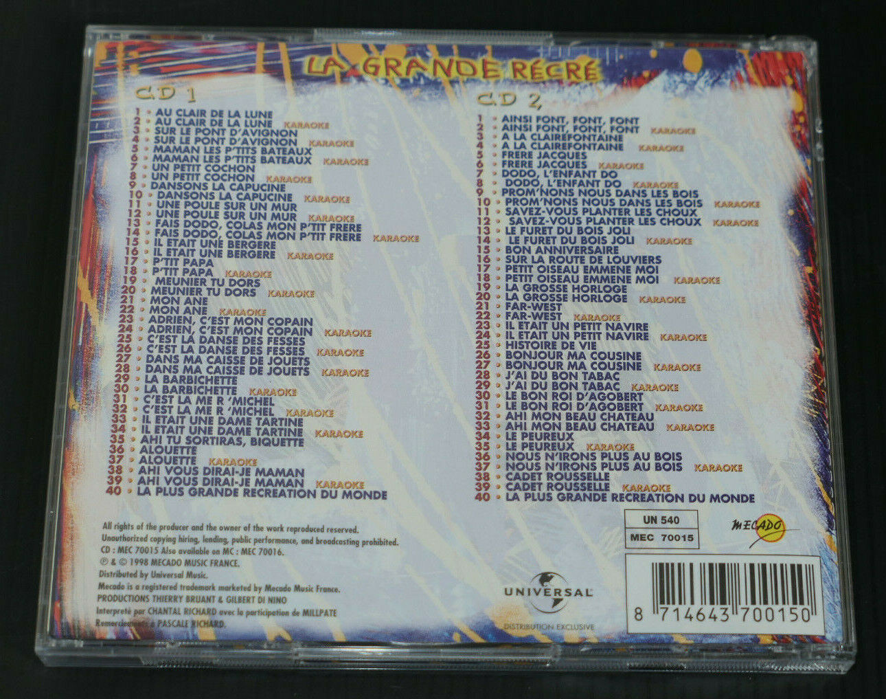 2CD LA GRANDE RECRE / MECADO 1998